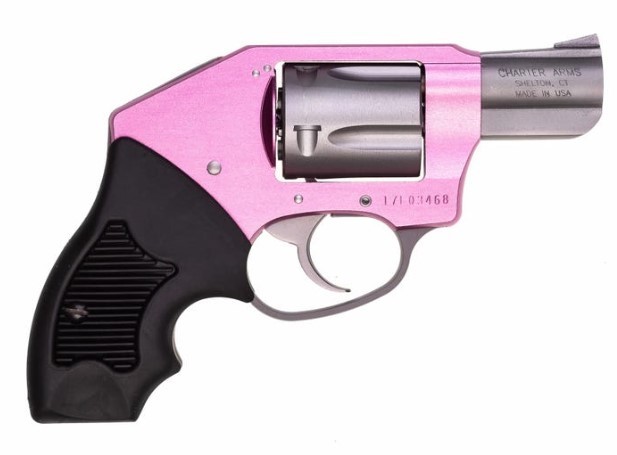 CHARTER ARMS THE PINK LADY OFF DUTY .32 MAG. ALUMINUM 6 SHOT 2IN FIXED CONCEALED PINK STAINLESS STEEL 53251 - Win Repeating Arms Promotion